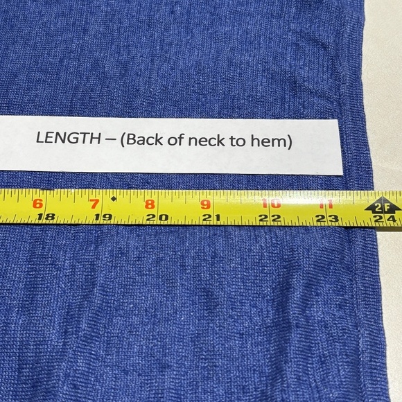 Talbots Women's Linen Long Sleeve Sweater Sz XL Petite Breathable Beach Coastal - Picture 9 of 10